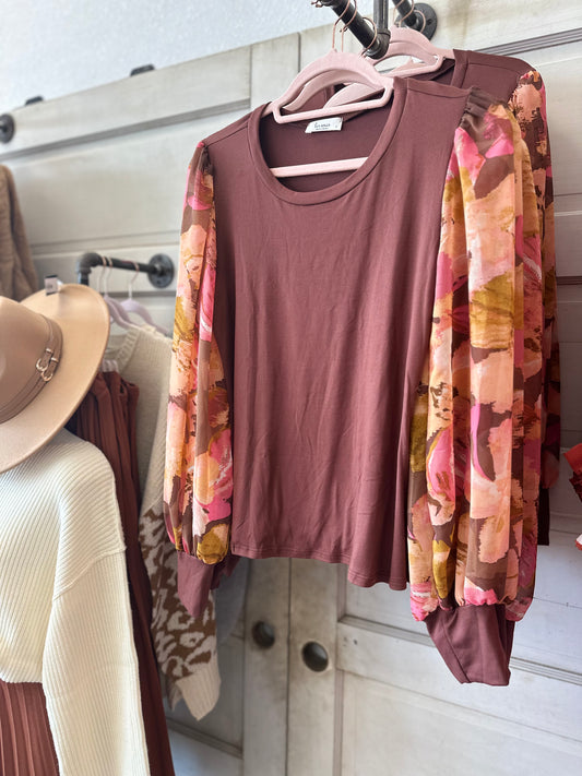 Red Sky Blouse