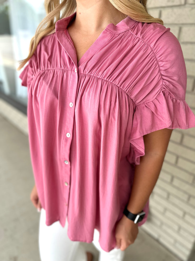Bliss Blouse - Berry