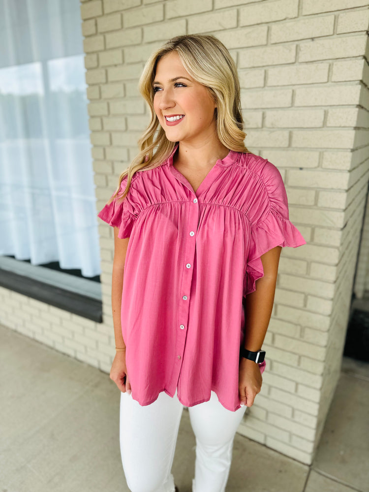 Bliss Blouse - Berry