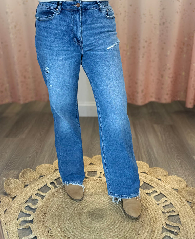 Mica Milana Wide Leg Jean