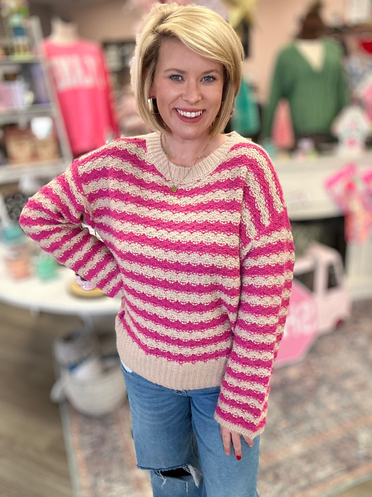 Danielle Sweater - Pink