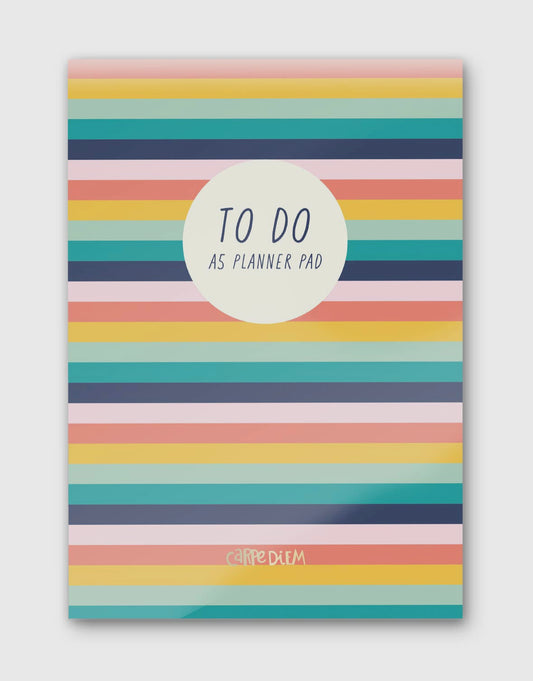 Daily Planner Pad - Striped