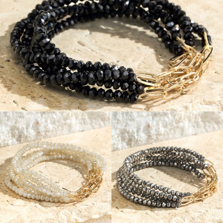 Cinco Stacked Bracelets